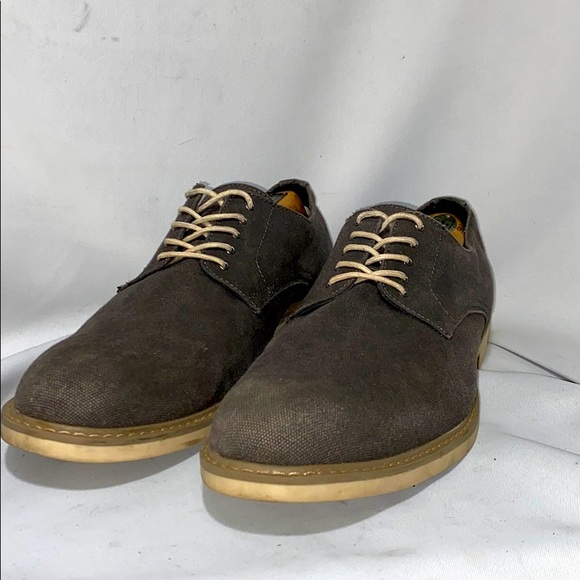 Public Opinion Grey Denim Oxfords Men’s Size 13 - Picture 2 of 10